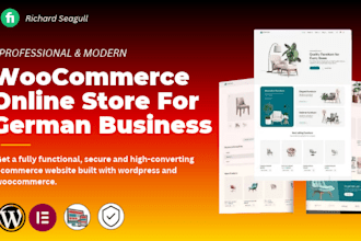 build a german woocommerce online store