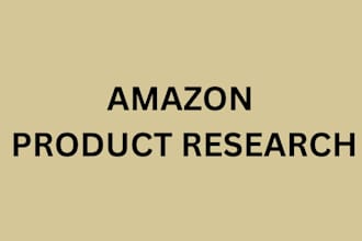 do amazon product research for private fba