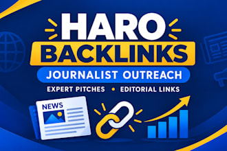 build quality haro backlinks with expert pitches