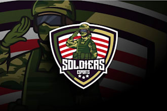 design a custom military, veteran, and patriotic logo