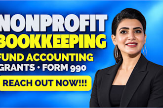 do nonprofit bookkeeping, grants, fund accounting and form 990 reporting