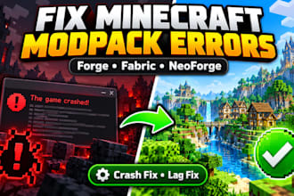 fix optimize minecraft modpack crash forge fabric neoforge errors mod conflicts