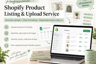 upload and organize products on your shopify store