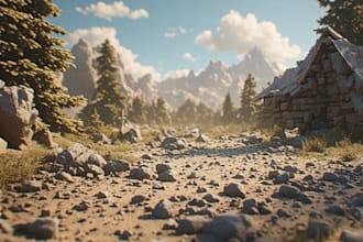 create production ready matte painting