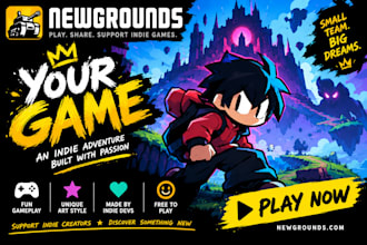 help increase exposure for your newgrounds indie game