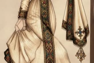 draw fashion illustration and dress design