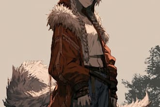 draw custom furry character illustrations, oc, and fursona art