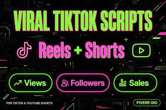 write viral tiktok and shorts scripts
