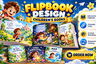 design an interactive flipbook, digital magazine or catalog