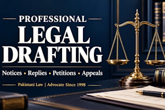 draft legal notices petitions appeals and replies