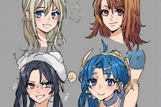draw anime characters or fanart