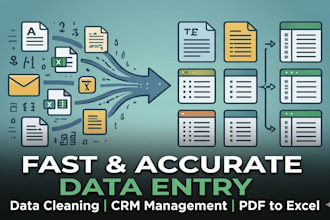 do something I really good in data entry, copy paste work