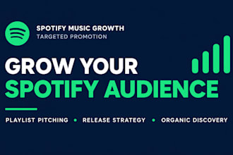 promote your music on spotify playlists for organic growth