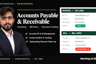 manage quickbooks ap ar and invoicing