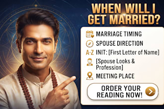 do the best marriage prediction by using vedic astrology