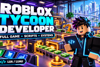 build roblox full game development roblox tycoon roblox script roblox developer