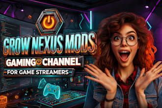 grow your nexus mods and gaming channel with targeted game streamers