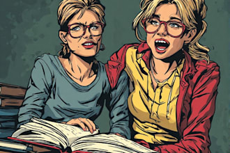comic book illustration with comic book illustrator