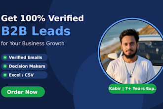 do b2b lead generation and email list building