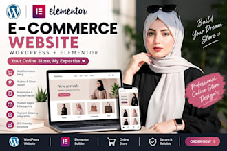 create a professional ecommerce website using wordpress
