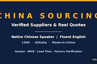 do china sourcing and find verified suppliers with quotes for your product