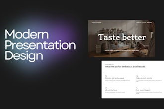 design professional pitch decks and presentations