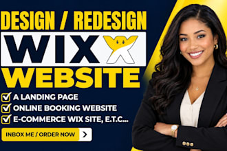 do wix website design, redesign wix website, wix development, wix ecomerce store