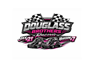 design a custom racing, motorsport, and car logo