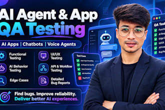 qa test your ai agent, ai app, chatbot or voice agent