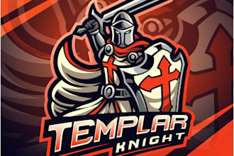 design a high quality modern knight logo