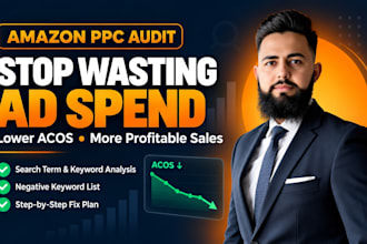 audit your amazon PPC campaigns to reduce acos and wasted ad spend