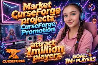 market your curseforge projects to attract more players