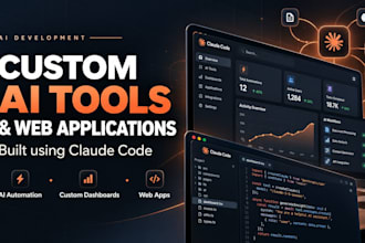 build custom ai tools and web applications using claude code