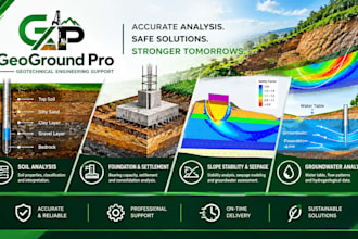 do slope stability, seepage, groundwater and soil analysis