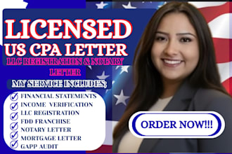 write CPA letter gaap audit documents fdd mortgage notary letter llc documents