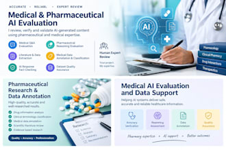 evaluate medical ai responses and review pharmaceutical content