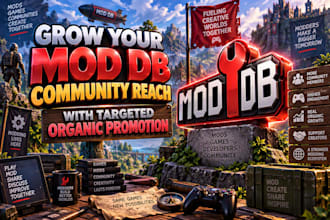 grow your mod db community reach with targeted organic promotion