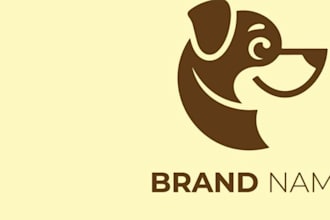 design a custom unique dog logo
