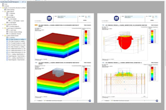 provide soil, foundation, slope and plaxis analysis