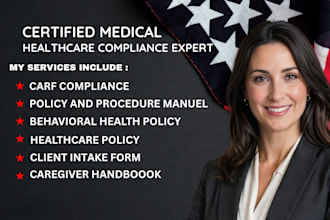 write carf compliant policy and procedure manual for behavioral health