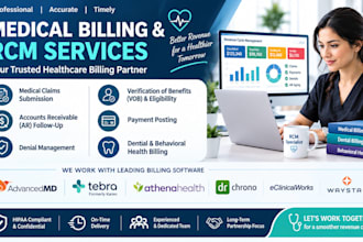provide medical billing, ar follow up, denial management