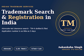 do trademark search and registration in india for your brand
