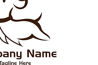design modern dog pet care or animal logo