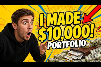 design eye catching youtube thumbnail for your video