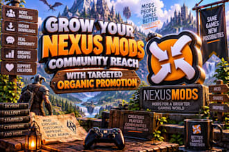 grow your nexus mods community reach with targeted organic promotion