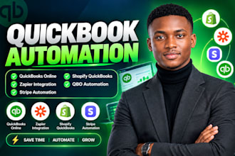 setup quickbooks hubspot automation, quickbooks shopify automation zapier