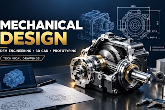 provide mechanical design, dfm engineering, and functional product prototype