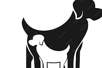 design custom pet logo design dog, cat, animal