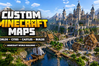 custom minecraft maps cities houses castles structures minecraft mod developer