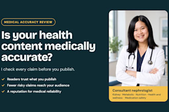 review your health content for medical accuracy